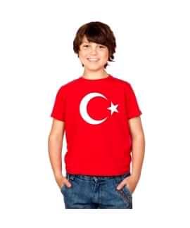 Ay Yıldız Baskılı Tişört (3 Renk)